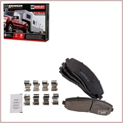 CERAMICZNE KLOCKI HAMULCOWE TYLNE + AKCESORIA DO FORD F250 SUPER DUTY ECE