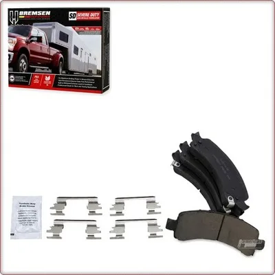 PASTIGLIE FRENO IN CERAMICA POSTERIORI + ACCESSORI PER CHEVROLET AVALANCHE 1500/...