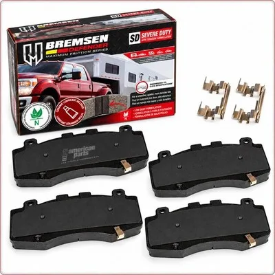PASTIGLIE FRENO IN CERAMICA ANTERIORI + ACCESSORI PER JEEP GRAND CHEROKEE TRACKH...