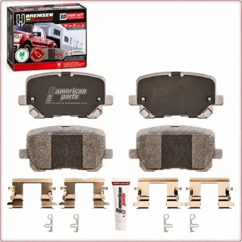 PASTIGLIE FRENO IN CERAMICA POSTERIORI + ACCESSORI PER DODGE CHARGER PURSUIT 2014- ECE