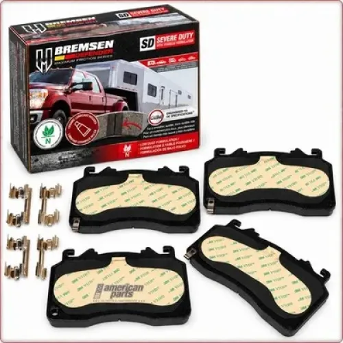 CERAMIC BRAKE PADS FRONT + ACCESSORIES FOR FORD MUSTANG SHELBY GT500 2020- ECE