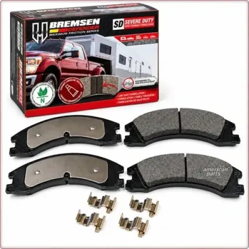 PLAQUETTES DE FREIN CÉRAMIQUE ARRIÈRE + ACCESSOIRES POUR FORD E-450 SUPER DUTY 2008- ECE