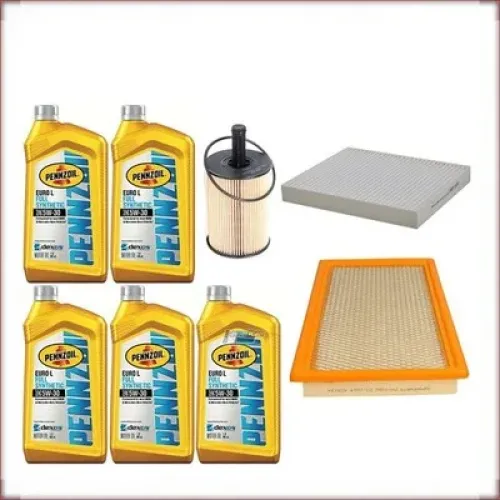 KIT OLIO PENNZOIL 5W-30 + FILTRI OLIO, ARIA E ABITACOLO PER DODGE CALIBER 2.0 R4 2007-2011