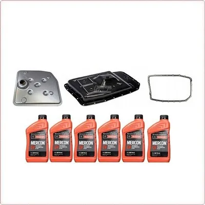 KIT OLIO CAMBIO MERCON LV FILTRO E COPPA OLIO PER FORD EXPEDITION 6R60/6R75/6R80