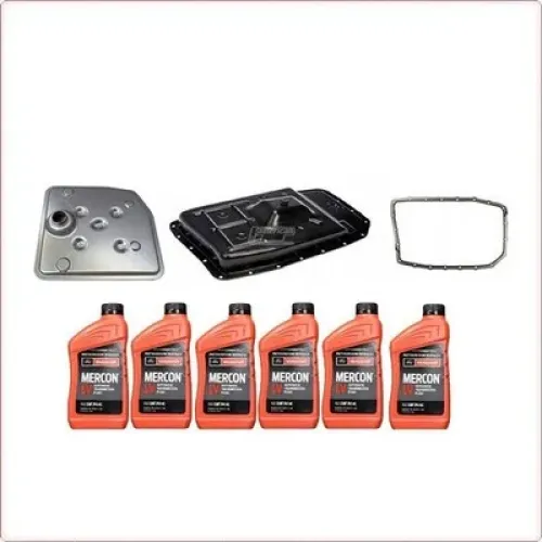 KIT OLIO CAMBIO MERCON LV FILTRO E COPPA OLIO PER FORD EXPEDITION 6R60/6R75/6R80