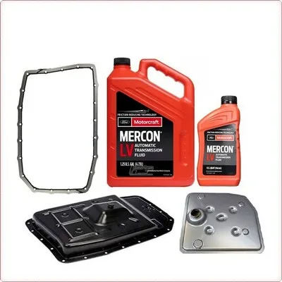 KIT OLIO CAMBIO MERCON LV FILTRO E COPPA OLIO PER FORD EXPEDITION 6R60/6R75/6R80