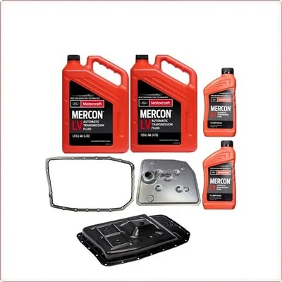 KIT OLIO CAMBIO MERCON LV FILTRO E COPPA OLIO PER FORD EXPEDITION 6R60/6R75/6R80