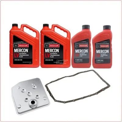 ZESTAW OLEJU DO SKRZYNI BIEGÓW MERCON LV FILTR I USZCZELKA DO FORD EXPEDITION 6R...