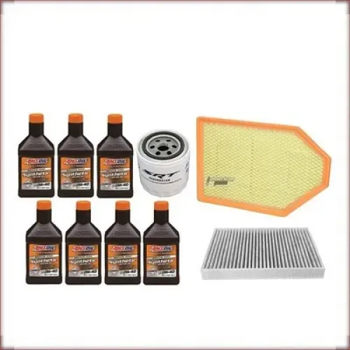 ÖLSET AMSOIL 0W-40 ÖL/LUFT/INNENRAUMFILTER FÜR DODGE CHALLENGER 6.2 V8 2015-2018