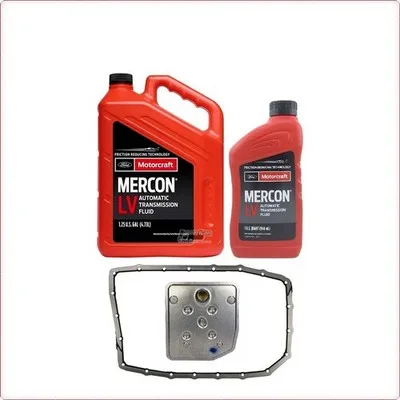KIT OLIO CAMBIO AUTOMATICO MERCON LV FILTRO E GUARNIZIONE PER FORD F-150 6R80 20...