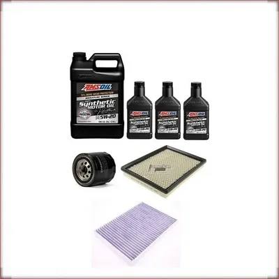 KIT D'HUILE AMSOIL 5W-20 HUILE/FILTRE À AIR/HABITACLE POUR DODGE CHARGER 5.7 V8 ...