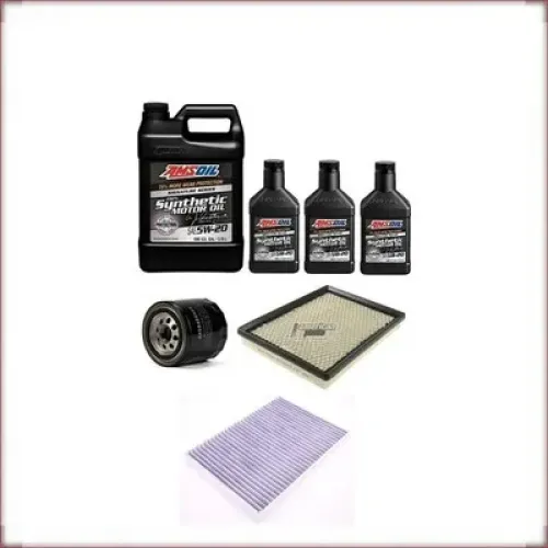 KIT D'HUILE AMSOIL 5W-20 HUILE/FILTRE À AIR/HABITACLE POUR DODGE CHARGER 5.7 V8 2009-2010