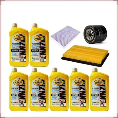 ZESTAW OLEJU PENNZOIL 5W-20 + FILTRY OLEJU, POWIETRZA I KABINOWY DO DODGE CHARGER 5.7 V8 2009-2010