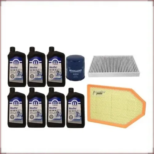 KIT OLIO MOPAR 0W-20 + FILTRI OLIO, ARIA E ABITACOLO PER DODGE CHARGER 5.7 V8 2022-2023