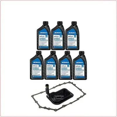 AUTOMATIKGETRIEBEÖL-SET DEXRON VI FILTER FÜR CHEVROLET EXPRESS 6L80E 2010-2021