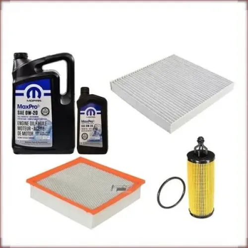 KIT D'HUILE MOPAR 0W-20 HUILE/FILTRE À AIR/FILTRE D'HABITACLE POUR DODGE DURANGO 3.6 V6 2016-2022