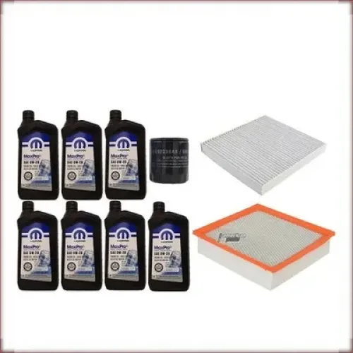 KIT D'HUILE MOPAR 0W-20 HUILE/FILTRE À AIR/FILTRE D'HABITACLE POUR DODGE DURANGO 5.7 V8 2022-2025