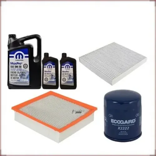 KIT D'HUILE MOPAR 0W-20 HUILE/FILTRE À AIR/FILTRE D'HABITACLE POUR DODGE DURANGO 5.7 V8 2022-2025