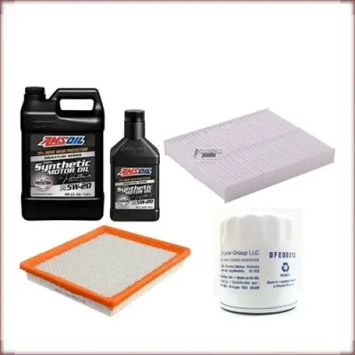 AMSOIL 5W-20 + FILTRY OLEJU, POWIETRZA I KABINOWY DO DODGE GRAND CARAVAN 3.3 V6 2008-2010