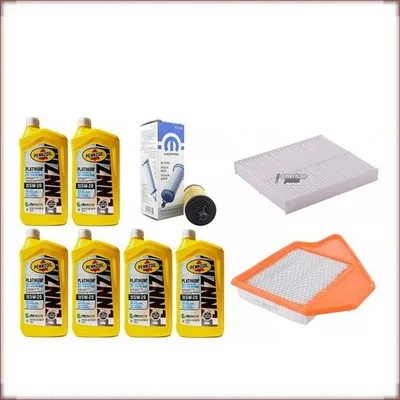 PENNZOIL 5W-20 + FILTRI OLIO, ARIA E ABITACOLO PER DODGE GRAND CARAVAN 3.6 V6 20...