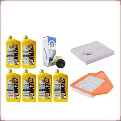 PENNZOIL 5W-20 HUILE/FILTRE À AIR/HABITACLE POUR DODGE GRAND CARAVAN 3.6 V6 2014-2020