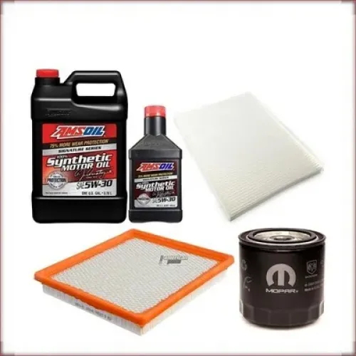 AMSOIL 5W-30 + FILTRY OLEJU, POWIETRZA I KABINOWY DO DODGE GRAND CARAVAN 3.8 V6 2001-2004