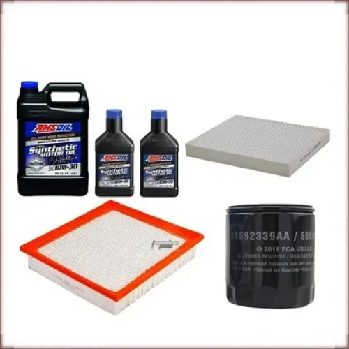 ÖLSET AMSOIL 10W-30 ÖL/LUFT/INNENRAUMFILTER FÜR DODGE JOURNEY 3.5 V6 2009-2010