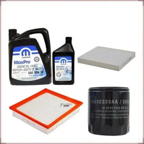OIL SET MOPAR 10W-30 OIL/AIR/CABIN FILTER FOR DODGE JOURNEY 3.5 V6 2009-2010