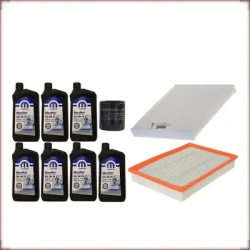 KIT OLIO MOPAR 0W-20 + FILTRI OLIO, ARIA E ABITACOLO PER DODGE RAM 1500 5.7 V8 2022-2024