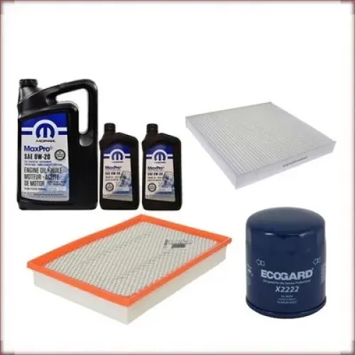 OIL SET MOPAR 0W-20 OIL/AIR/CABIN FILTER FOR DODGE RAM 1500 5.7 V8 FROM 2022