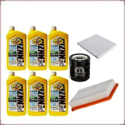 ZESTAW OLEJU PENNZOIL 0W-20 + FILTRY OLEJU, POWIETRZA I KABINOWY DO CHRYSLER 200...