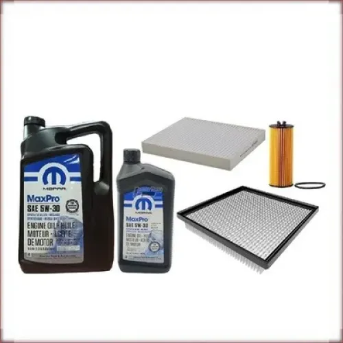 OIL SET MOPAR 5W-30 OIL/AIR/CABIN FILTER FOR CHRYSLER 200 3.6 V6 2011-2012