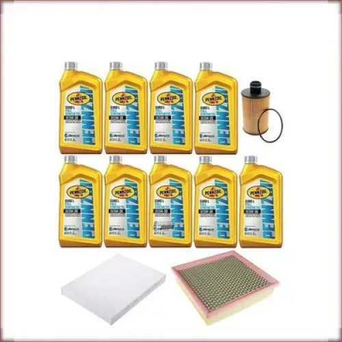 ZESTAW OLEJU PENNZOIL 5W-30 + FILTRY OLEJU, POWIETRZA I KABINOWY DO CHRYSLER 300C 3.0 2011-2014