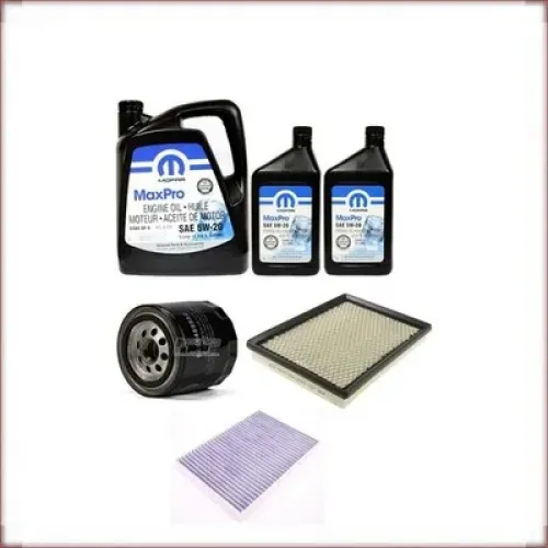 KIT OLIO MOPAR 5W-20 + FILTRI OLIO, ARIA E ABITACOLO PER CHRYSLER 300C 5.7 V8 2009-2010