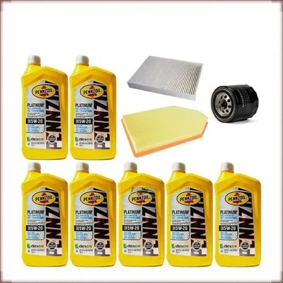 ZESTAW OLEJU PENNZOIL 5W-20 + FILTRY OLEJU, POWIETRZA I KABINOWY DO CHRYSLER 300...