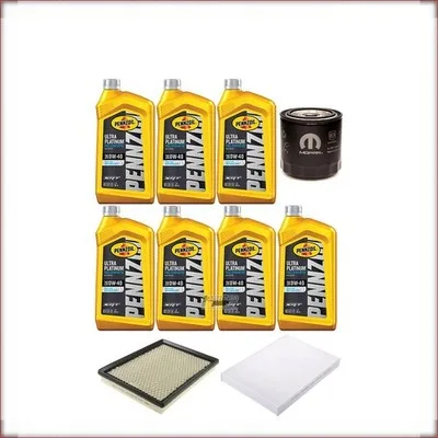 ZESTAW OLEJU PENNZOIL 0W-40 + FILTRY OLEJU, POWIETRZA I KABINOWY DO CHRYSLER 300...
