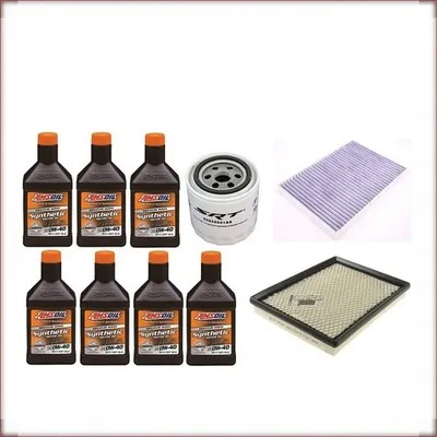 KIT OLIO AMSOIL 0W-40 + FILTRI OLIO, ARIA E ABITACOLO PER CHRYSLER 300C 6.1 V8 2...