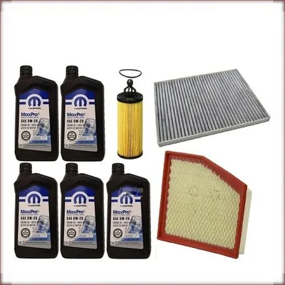 MOPAR 0W-20 + FILTRI OLIO, ARIA E ABITACOLO PER CHRYSLER GRAND CARAVAN 3.6 V6 20...