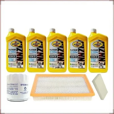 PENNZOIL 5W-30 + FILTRI OLIO, ARIA E ABITACOLO PER CHRYSLER PT CRUISER 2.4 R4 20...
