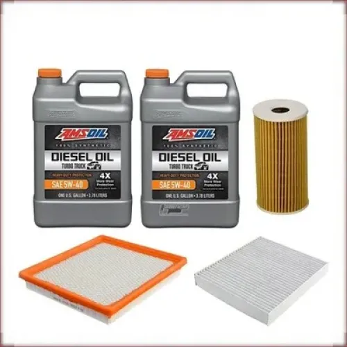 ÖLWECHSELSET AMSOIL 5W-40 FILTERSET FÜR CHRYSLER TOWN & COUNTRY 2.8 R4 2009-