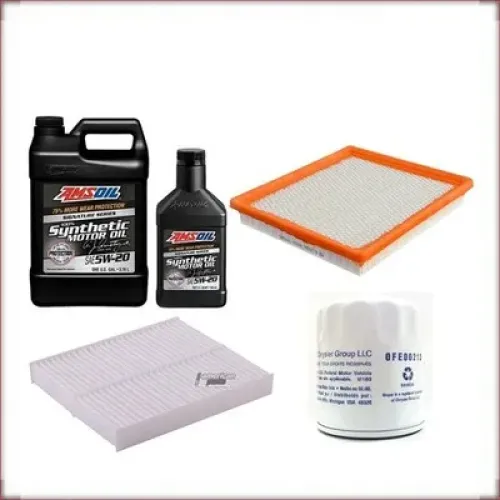ÖLWECHSELSET AMSOIL 5W-20 FILTERSET FÜR CHRYSLER TOWN & COUNTRY 3.3 V6 2008-