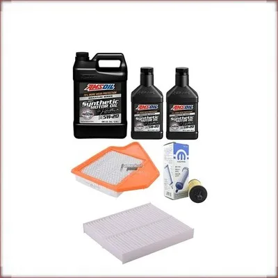 ÖLWECHSELSET AMSOIL 5W-20 FILTERSET FÜR CHRYSLER TOWN & COUNTRY 3.6 V6 2014-