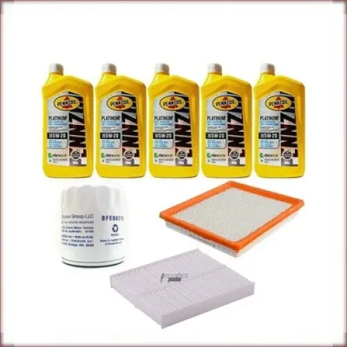KIT CAMBIO OLIO PENNZOIL 5W-20 + KIT FILTRI PER CHRYSLER TOWN COUNTRY 3.3 V6 2008-2010