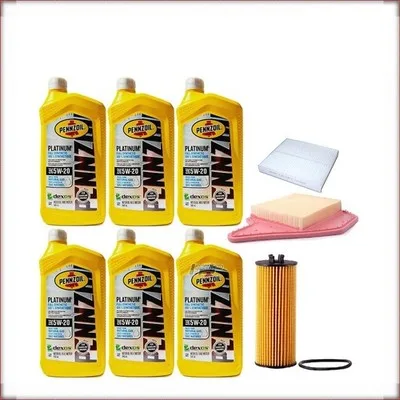 PENNZOIL 5W-20 + FILTRI OLIO, ARIA E ABITACOLO PER CHRYSLER TOWN COUNTRY 3.6 V6 ...