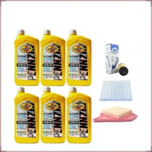 ÖLWECHSELSET PENNZOIL 5W-20 FILTERSET FÜR CHRYSLER TOWN COUNTRY 3.6 V6 2014-2016