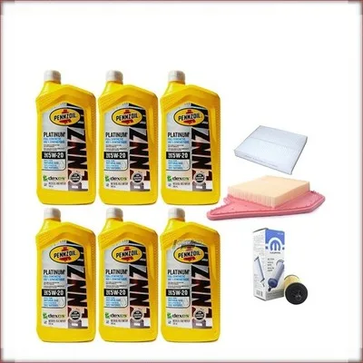 ÖLWECHSELSET PENNZOIL 5W-20 FILTERSET FÜR CHRYSLER TOWN COUNTRY 3.6 V6 2014-2016