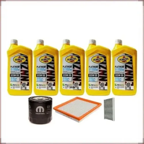 KIT CAMBIO OLIO PENNZOIL 5W-30 + KIT FILTRI PER CHRYSLER TOWN COUNTRY 3.8 V6 2001-2005