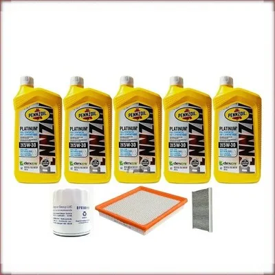 PENNZOIL 5W-30 + FILTRI OLIO, ARIA E ABITACOLO PER CHRYSLER VOYAGER 2.4 R4 2001-...