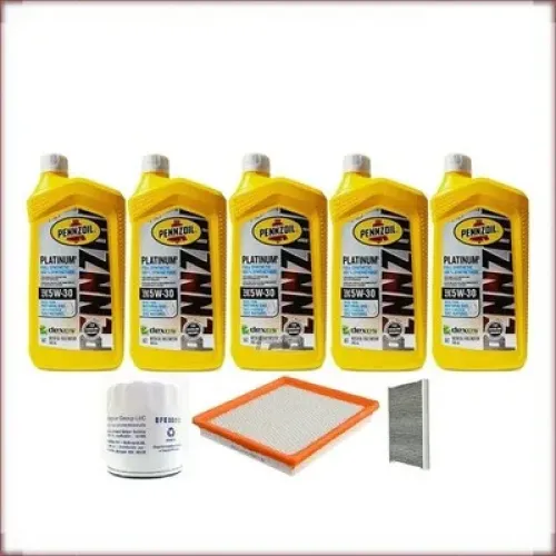 PENNZOIL 5W-30 + FILTRI OLIO, ARIA E ABITACOLO PER CHRYSLER VOYAGER 2.4 R4 2001-2003