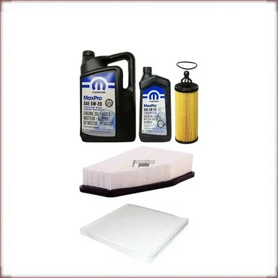 KIT OLIO MOPAR 5W-20 + FILTRI OLIO, ARIA E ABITACOLO PER JEEP CHEROKEE 3.2 V6 20...